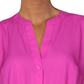 Top feminino com frente torcida INC International Concepts rosa tamanho XS