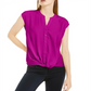 Top feminino com frente torcida INC International Concepts rosa tamanho XS