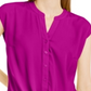 Top feminino com frente torcida INC International Concepts rosa tamanho XS