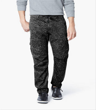 Calça cargo urbana masculina Dockers Alpha Slim Fit Preta Tamanho 34X32