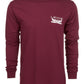 Camiseta Levi's Masculina Physics Logo Manga Longa Vermelha Tamanho Grande