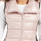 Calvin Klein Colete Feminino Performance Gola Funil - Rosa Metálico Tamanho 2XL