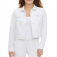 Jaqueta jeans feminina Calvin Klein branca tamanho GG
