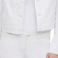 Jaqueta jeans feminina Calvin Klein branca tamanho GG