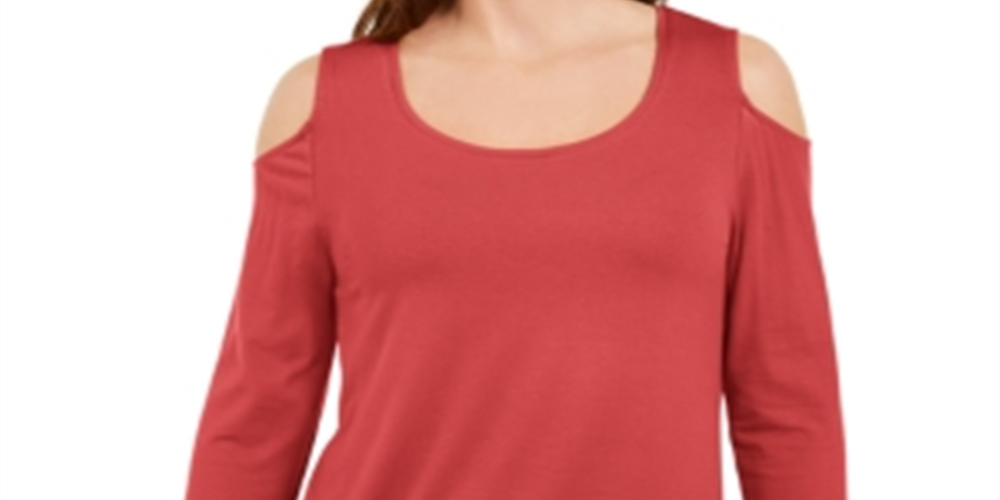 Blusa feminina com ombros descobertos da coleção JM, laranja, tamanho 2XL