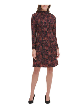 Vestido feminino TOMMY HILFIGER manga comprida acima do joelho preto tamanho 8