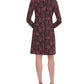 Vestido feminino TOMMY HILFIGER manga comprida acima do joelho preto tamanho 8
