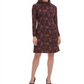 Vestido feminino TOMMY HILFIGER manga comprida acima do joelho preto tamanho 8