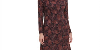 Vestido feminino TOMMY HILFIGER manga comprida acima do joelho preto tamanho 8