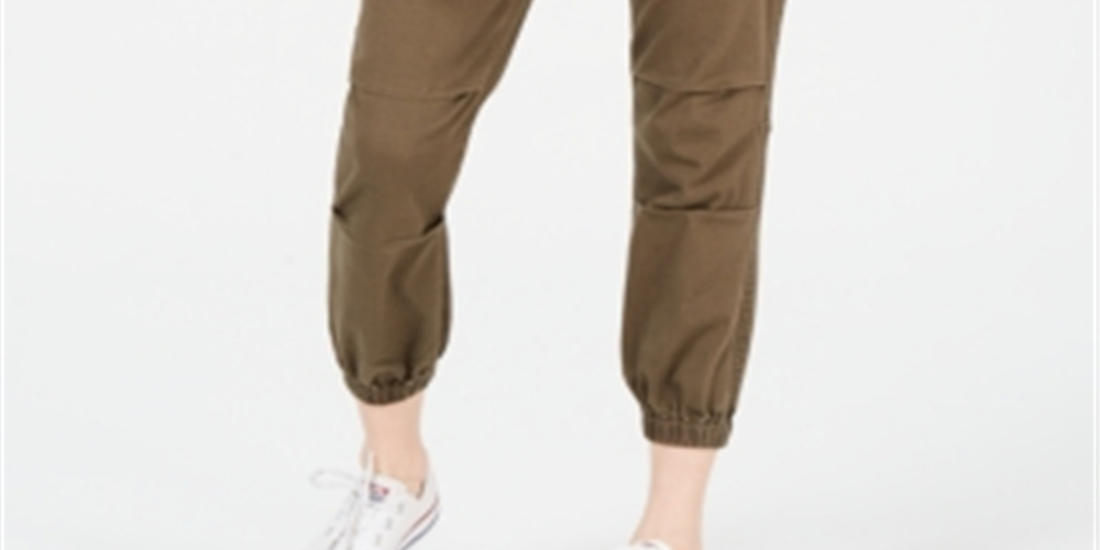 Calça cargo utilitária slim Tinseltown Junior's verde tamanho 7
