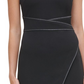 Vestido de festa feminino Tommy Hilfiger sem mangas acima do joelho, preto, tamanho 18