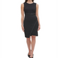 Vestido de festa feminino Tommy Hilfiger sem mangas acima do joelho, preto, tamanho 18