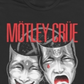 Camiseta masculina H3 Motley Crue Graphic preta, tamanho médio