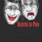 Camiseta masculina H3 Motley Crue Graphic preta, tamanho médio
