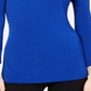 INC International Concepts Top feminino com decote em V e anel O, azul, tamanho extragrande
