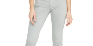 Hudson Women's Barbara Super Skinny Fit Mid-Rise Ankle Jeans Gray Size 27