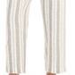 Calças de linho listradas femininas Charter Club Flax Combo XL