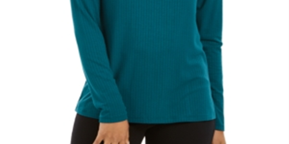 Charter Club Feminino Mesclado Canelado Gola Alta To Balsam Tamanho M