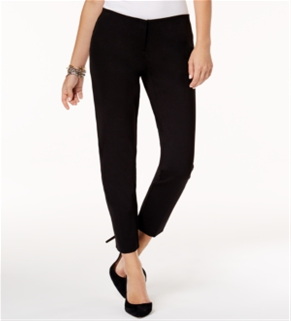 Calça skinny moderna feminina Alfani, preta profunda, 2