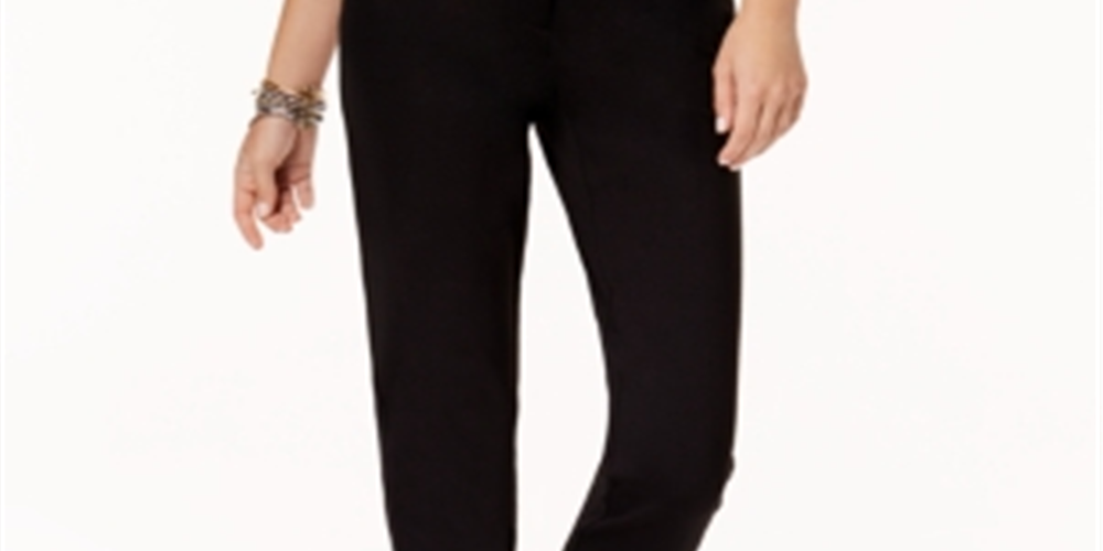 Calça skinny moderna feminina Alfani, preta profunda, 2