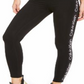 Calça legging feminina Calvin Klein Performance Logo cintura alta preta tamanho GG