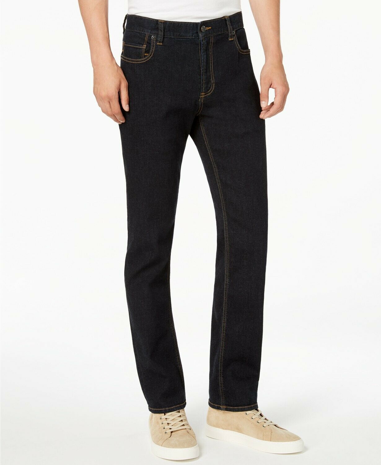 Calça jeans reta masculina American Rag azul tamanho 33x30