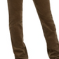 Calça de veludo cotelê feminina Charter Club Petite Lexington com perna reta, verde região, tamanho 14 P