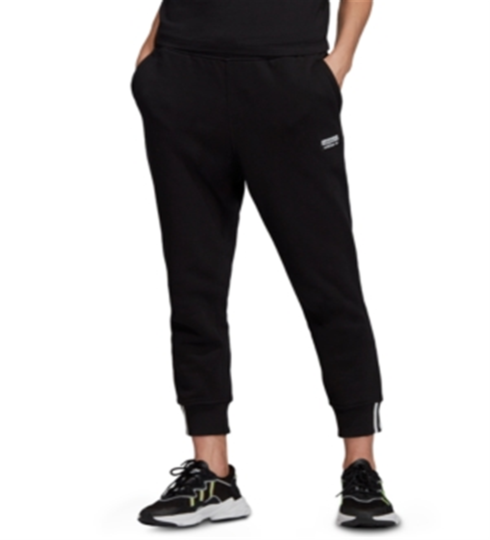 Calça jogger feminina Adidas Cotton Jimmy Jazz preta tamanho X-G