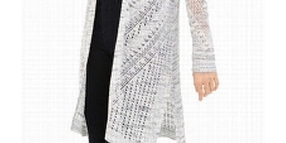 Cardigan Pointelle Spacedye Branco Tamanho XL da Iot Juniors