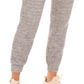 Calça de moletom feminina Ideology Waffle-Knit cinza escuro carvão tamanho XS