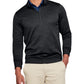 Jaqueta com capuz Micro Fleece masculina UA preta tamanho XXL