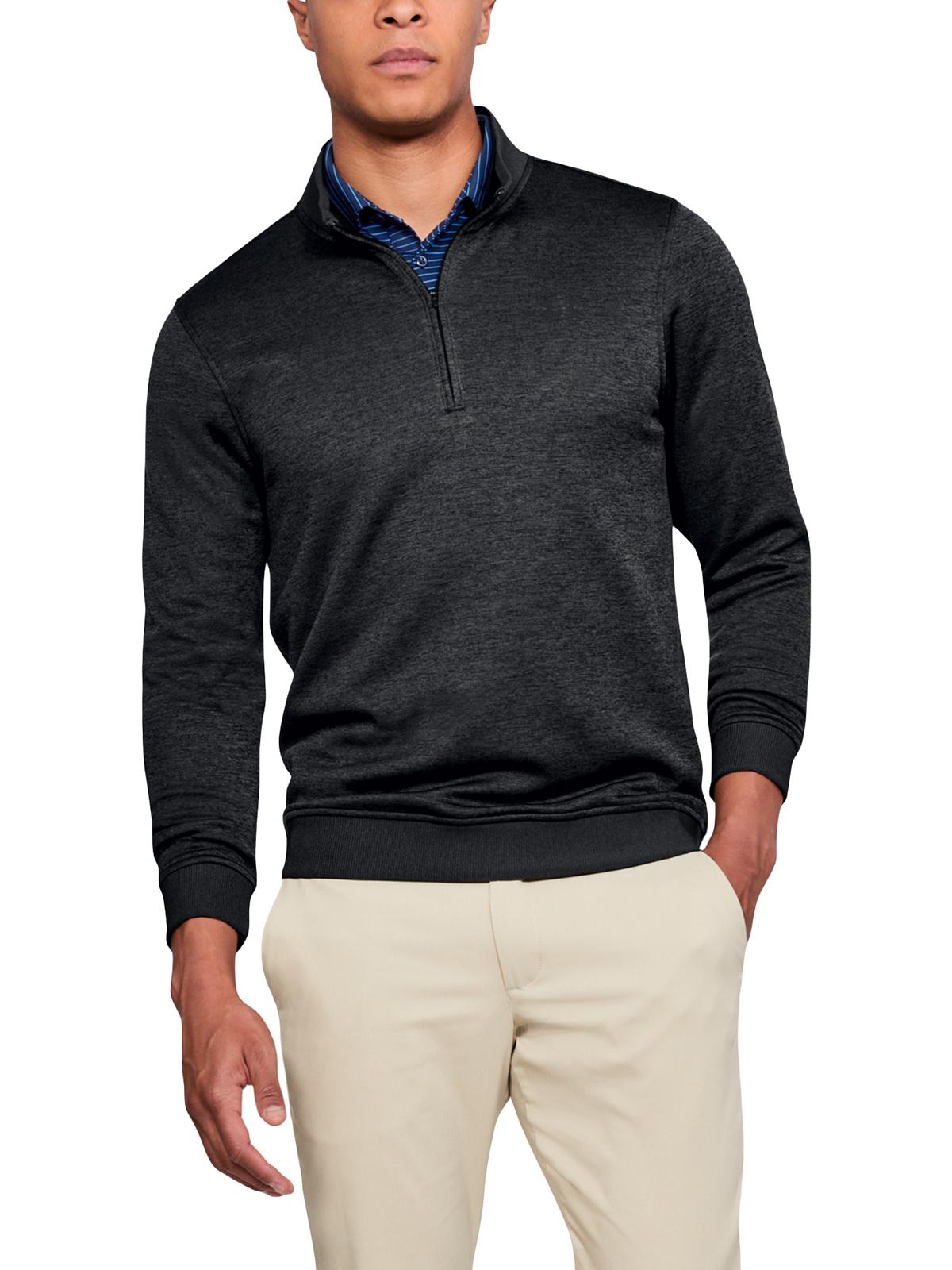 Jaqueta com capuz Micro Fleece masculina UA preta tamanho XXL