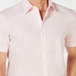 Camisa elástica sólida masculina Michael Kors rosa tamanho GG
