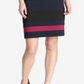 Vestido justo feminino Tommy Hilfiger Petite Scuba Crepe Colorblock, preto, tamanho 2 P