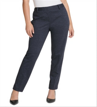 DKNY Women's Knit Skinny Pants Blue Size 12