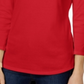 Charter Club Top Feminino de Algodão Pima com Decote Canoa e Ombros Abertos, Vermelho Risky, Tamanho 2XL