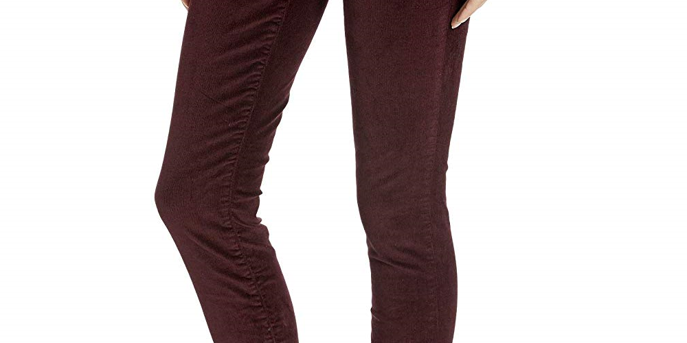 Calça Levi's 311 Shaping Skinny de Veludo Cotelê Feminina Vinho 24x30