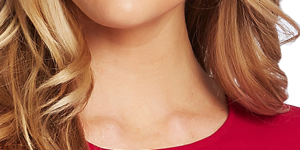 Blusa Cece Feminina Manga Longa com Babados em Camadas Vermelha Tamanho P