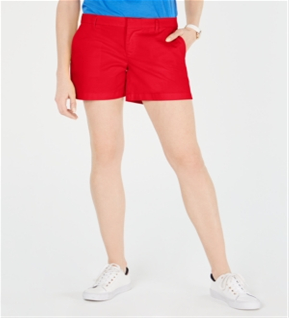 Shorts Tommy Hilfiger Hollywood Feminino Vermelho Tamanho 16