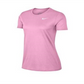 Camiseta de treino feminina Nike Dry Legend rosa tamanho pequeno