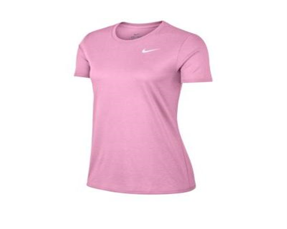 Camiseta de treino feminina Nike Dry Legend rosa tamanho pequeno