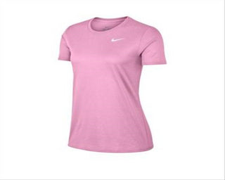 Camiseta de treino feminina Nike Dry Legend rosa tamanho pequeno