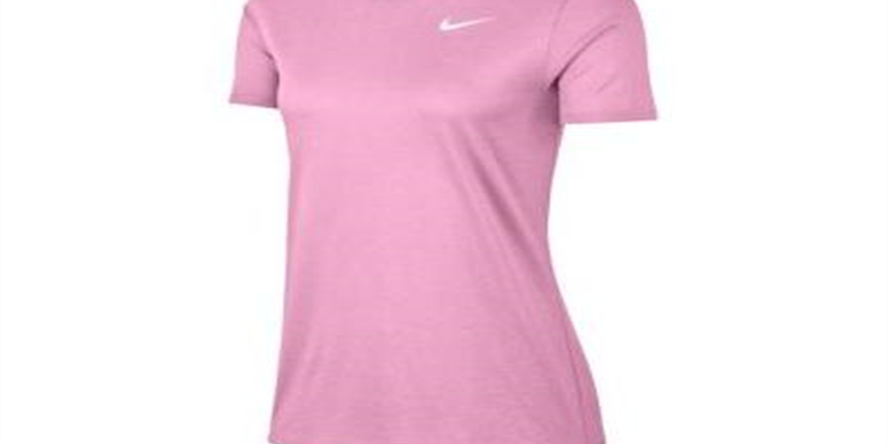 Camiseta de treino feminina Nike Dry Legend rosa tamanho pequeno