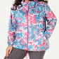 Jaqueta corta-vento feminina Columbia estampada azul, vários tamanhos, 2X