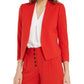 Blazer feminino Bar III Soft Open Vermelho Tamanho 1X