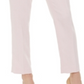 Calça feminina KASPER com zíper e perna reta, rosa, tamanho 16