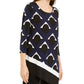 Blusa Alfani Feminina Azul Meia-Noite Tamanho P