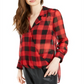 Body feminino xadrez metálico Bar III vermelho tamanho pequeno
