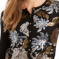 Cardigan feminino com lantejoulas Charter Club, preto, tamanho XS