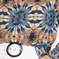 Blusa feminina com estampa tie-dye e ombros descobertos, tamanho pequeno, XL, da INC International Concepts